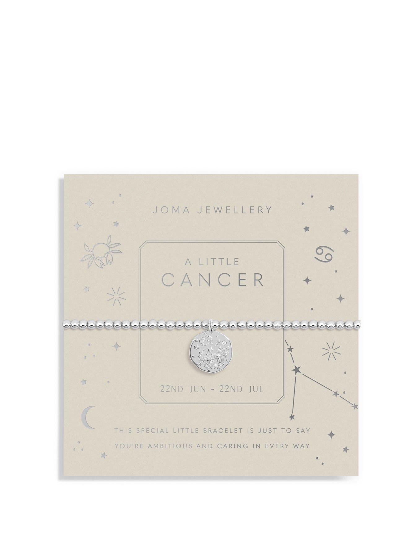 Joma Jewellery Star Sign A Little Bracelet In Silver Plating