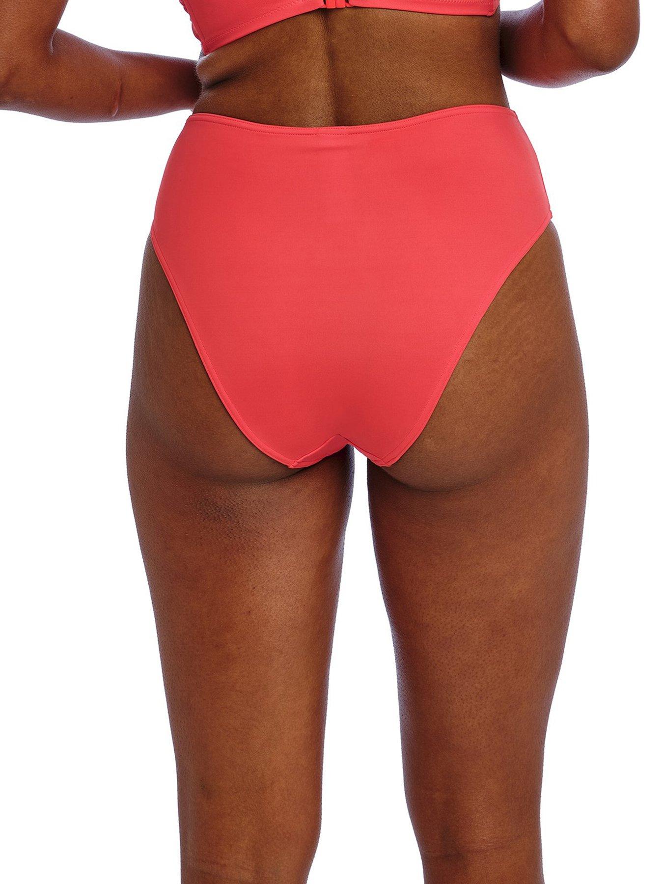 Image 2 of 3 of Freya High Waist Bikini Brief - Coral