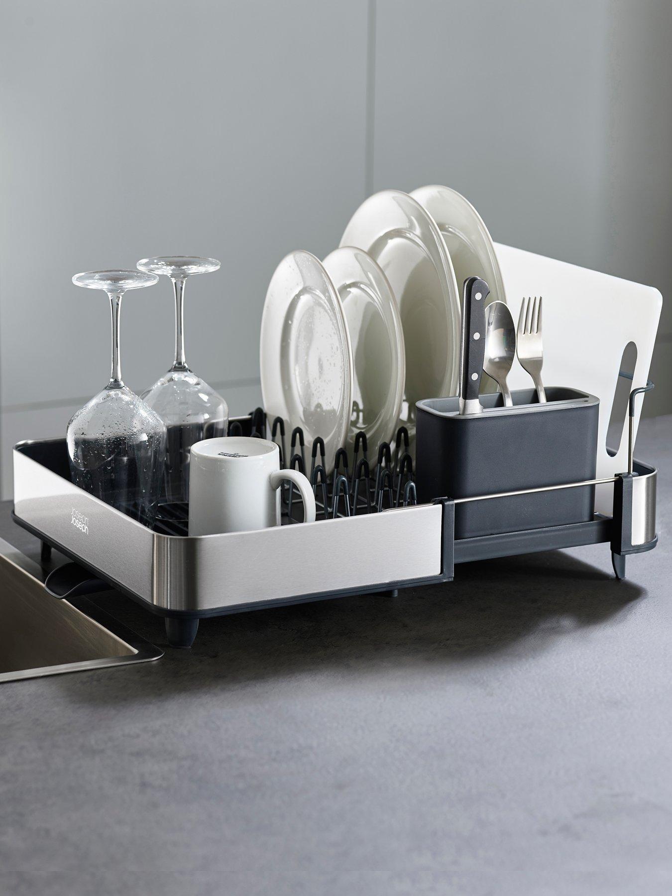 undefined Extend Steel Dish Rack - Grey