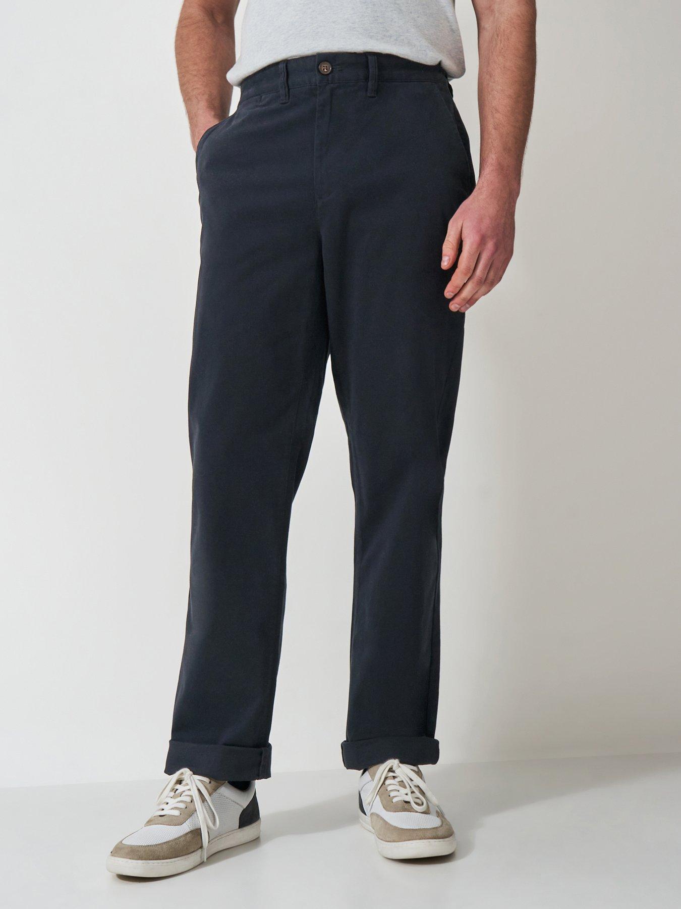 undefined Straight Fit Heritage Chinos- Black