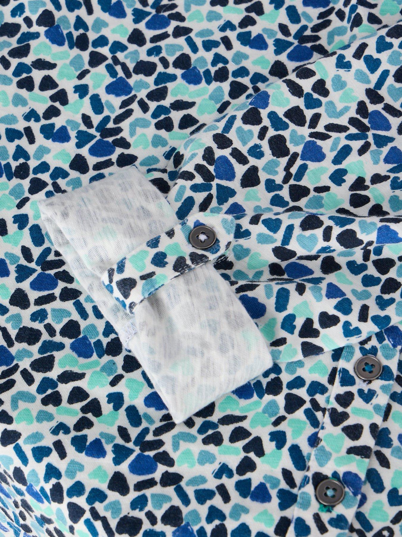 Image 5 of 6 of White Stuff Annie Jersey Shirt - Blue