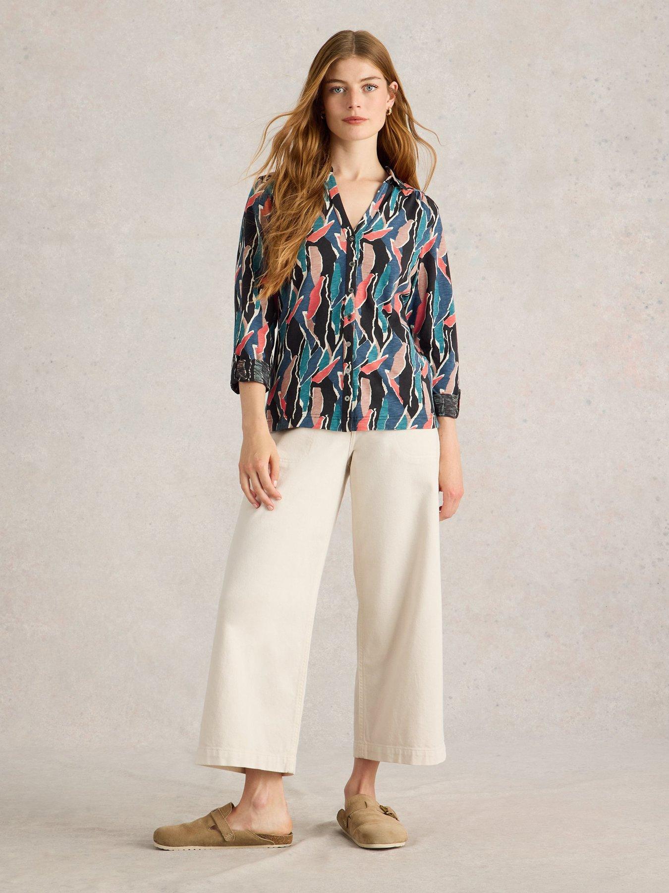 undefined Annie Jersey Shirt - Navy