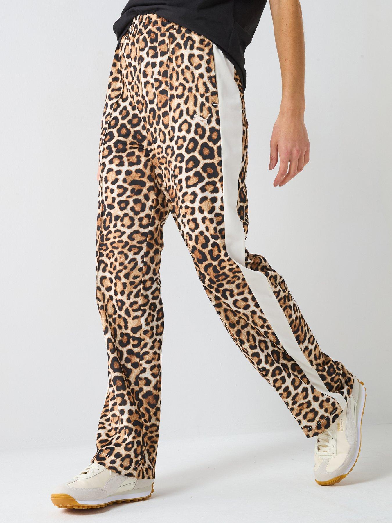 undefined Womens T7 Leo Luxe Aop Straight Pants- Alpine Snow