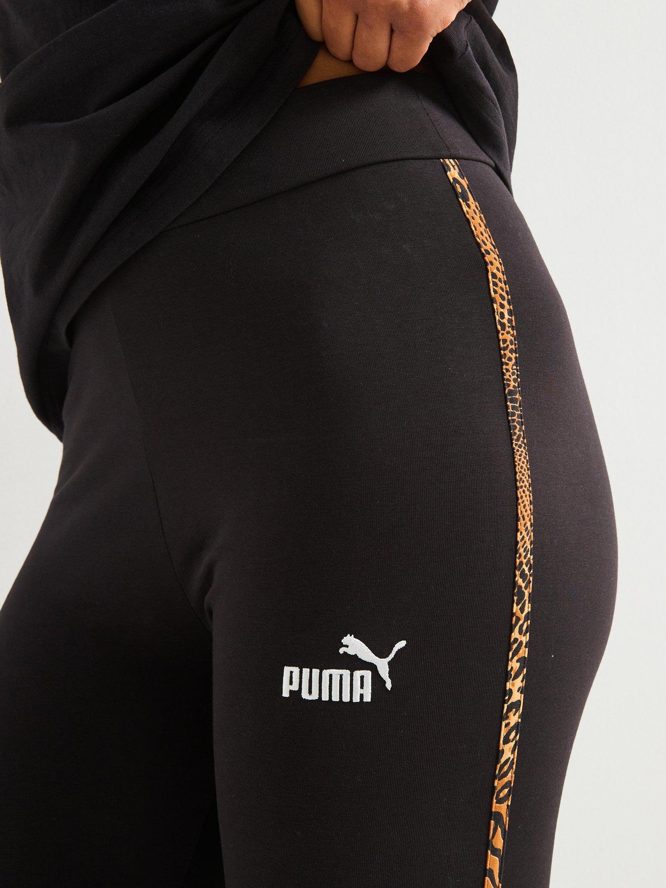 Puma Womens Essentials Graphic Animal Leggings Leopard Very