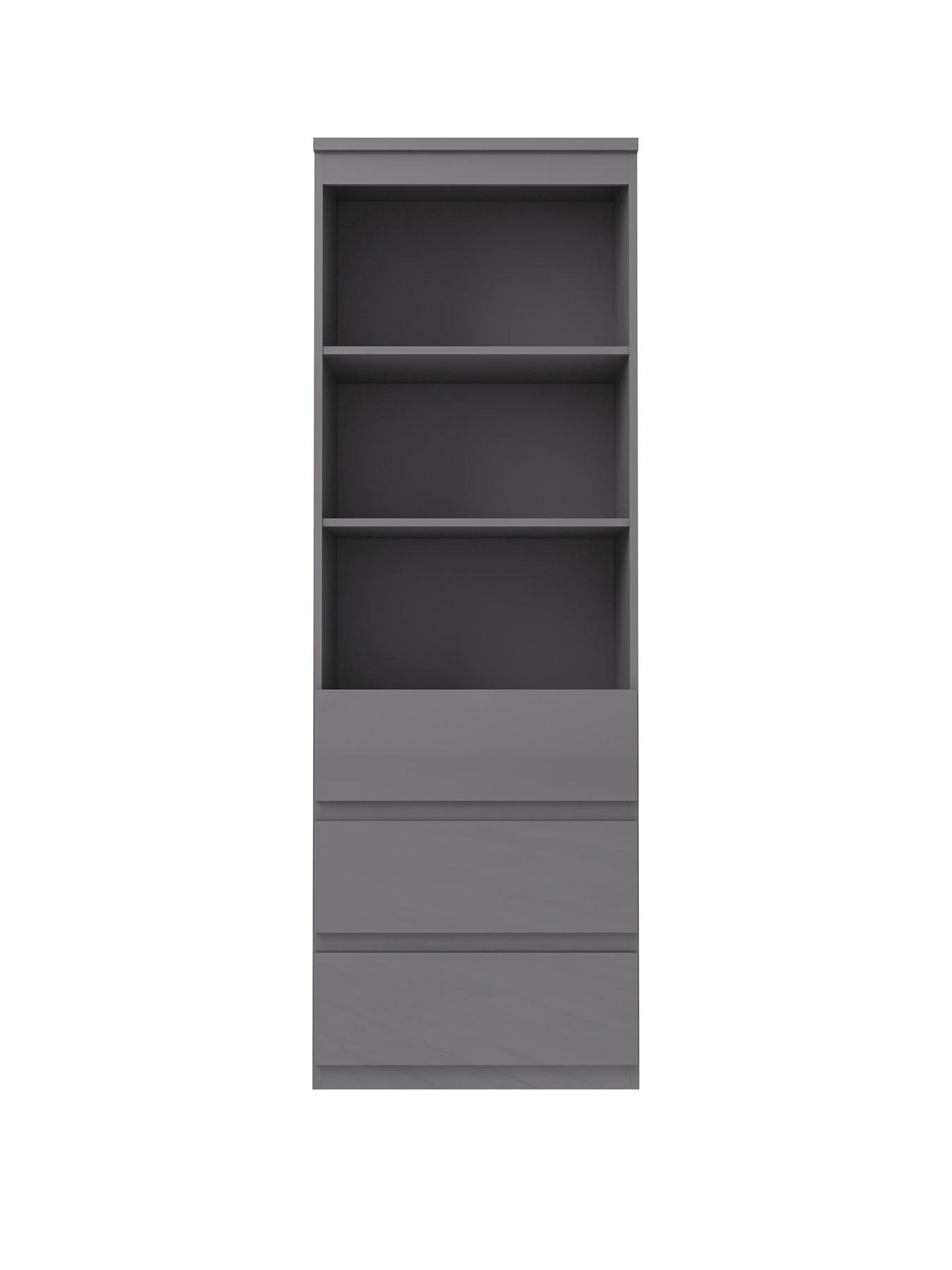 Very Home Layton 3 Drawer Shelf Unit With Drawers - FSC Certified | Very
