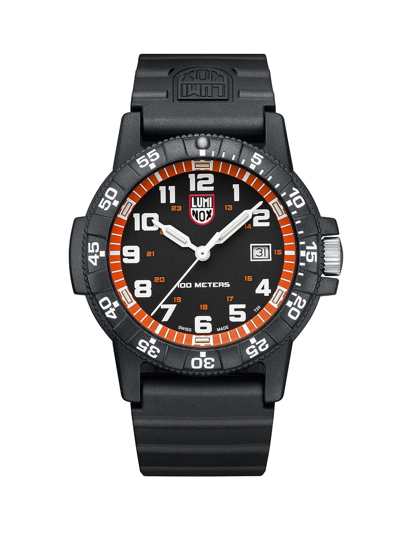 Product photograph of Luminox Leatherback Sea Turtle Giant 44mm Watch from very.co.uk