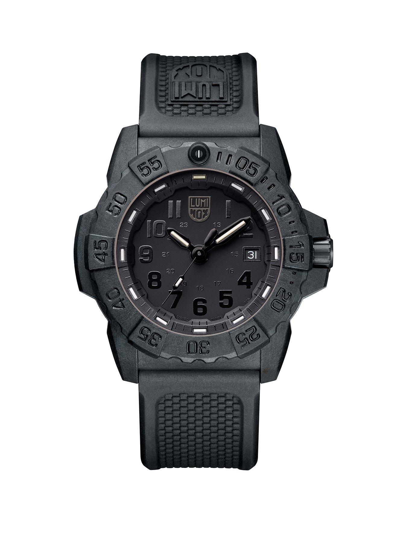 Product photograph of Luminox Navy Seal 45mm Dive Watch from very.co.uk