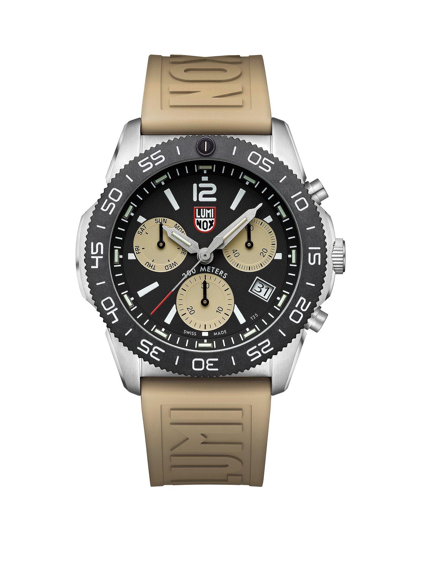 Product photograph of Luminox Pacific Diver Chronograph 44mm Diver Watch from very.co.uk