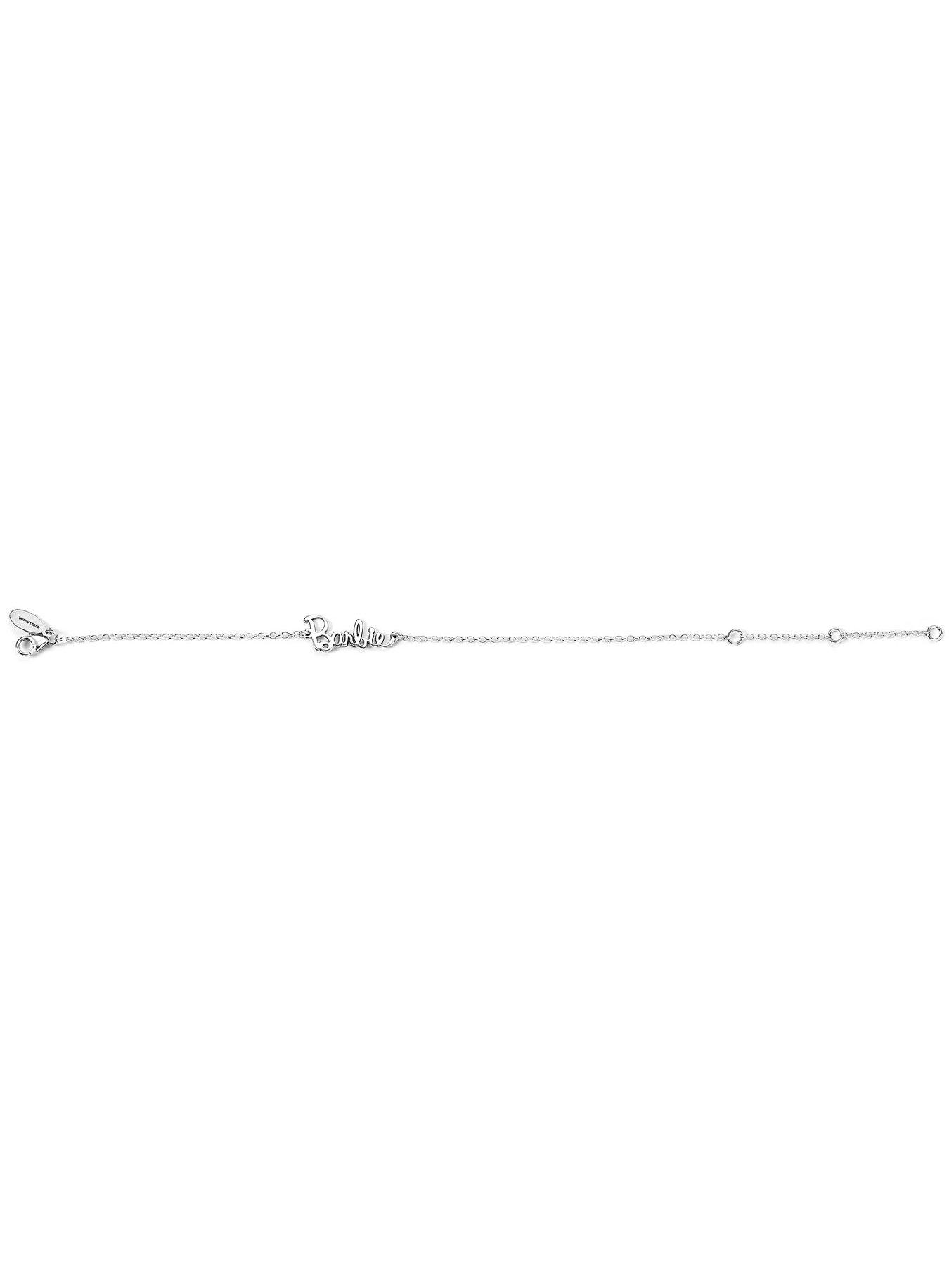 Image 2 of 3 of Barbie Sterling Silver Name Logo Bracelet