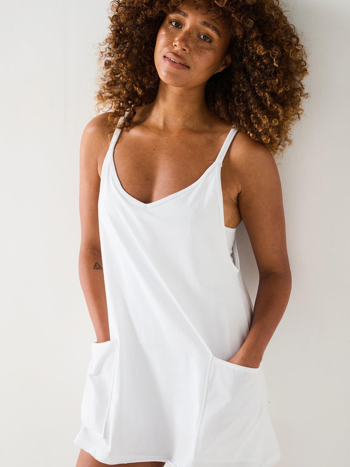 undefined Womens Training Hot Shot Mini Dress - White