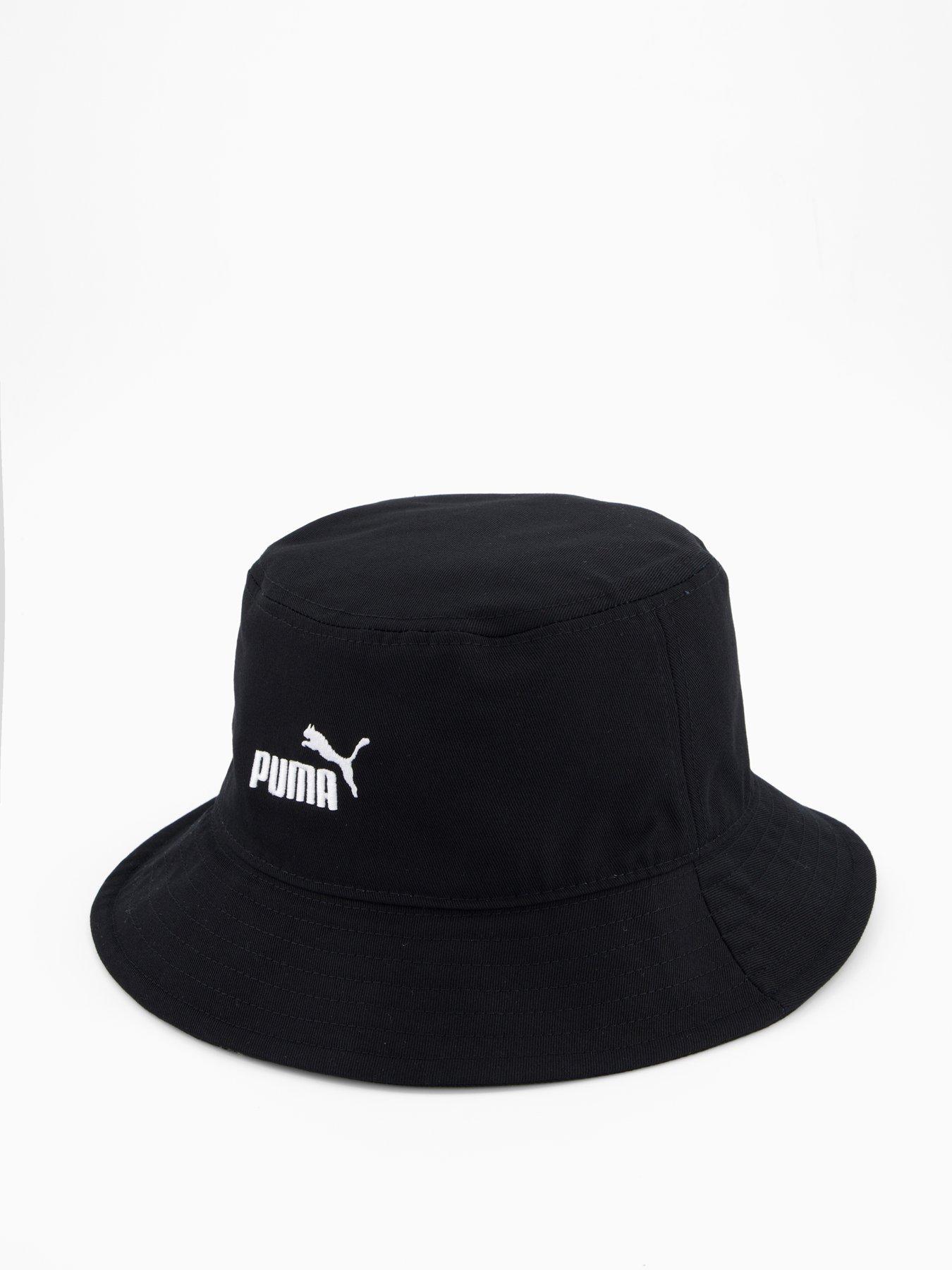 Puma Mens Essentials Ess No1 Logo Bucket Hat - Black | Very