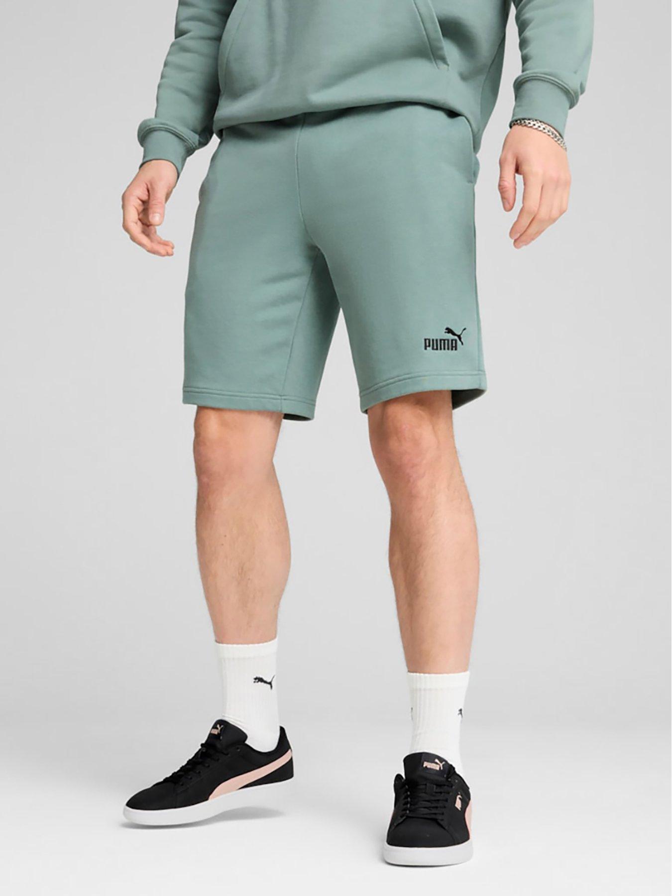undefined Men's Essential No 1 10 Inch Logo Shorts - Green