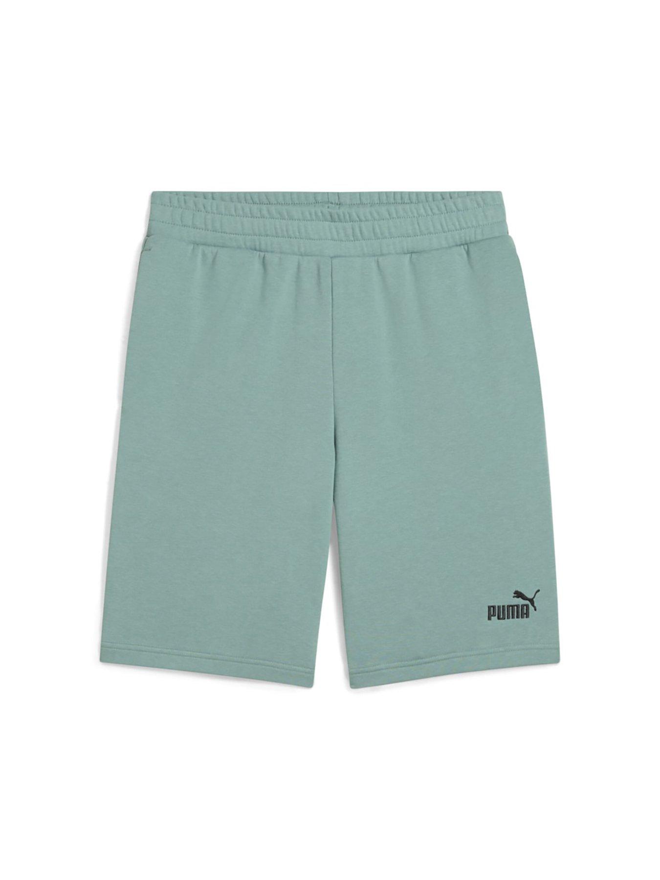 Image 4 of 5 of Puma Men's Essential No 1 10 Inch Logo Shorts - Green