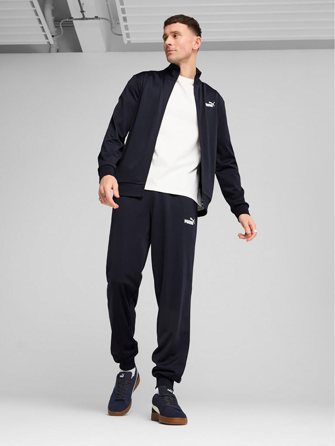 undefined Mens Essential Polysuit Tracksuit - Navy