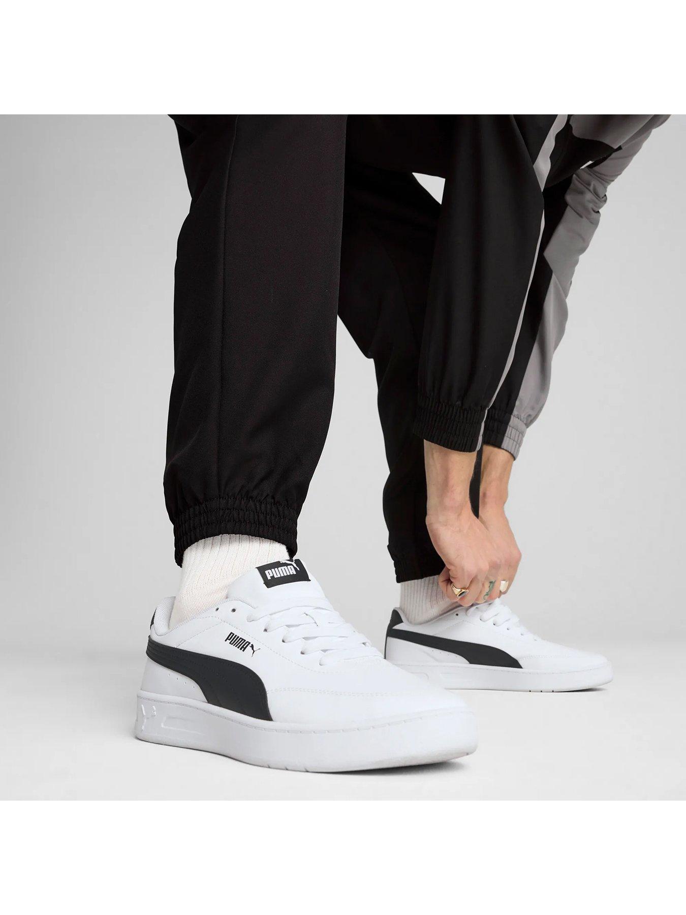 Image 4 of 6 of Puma Mens Woven Colorblock Tracksuit - Black