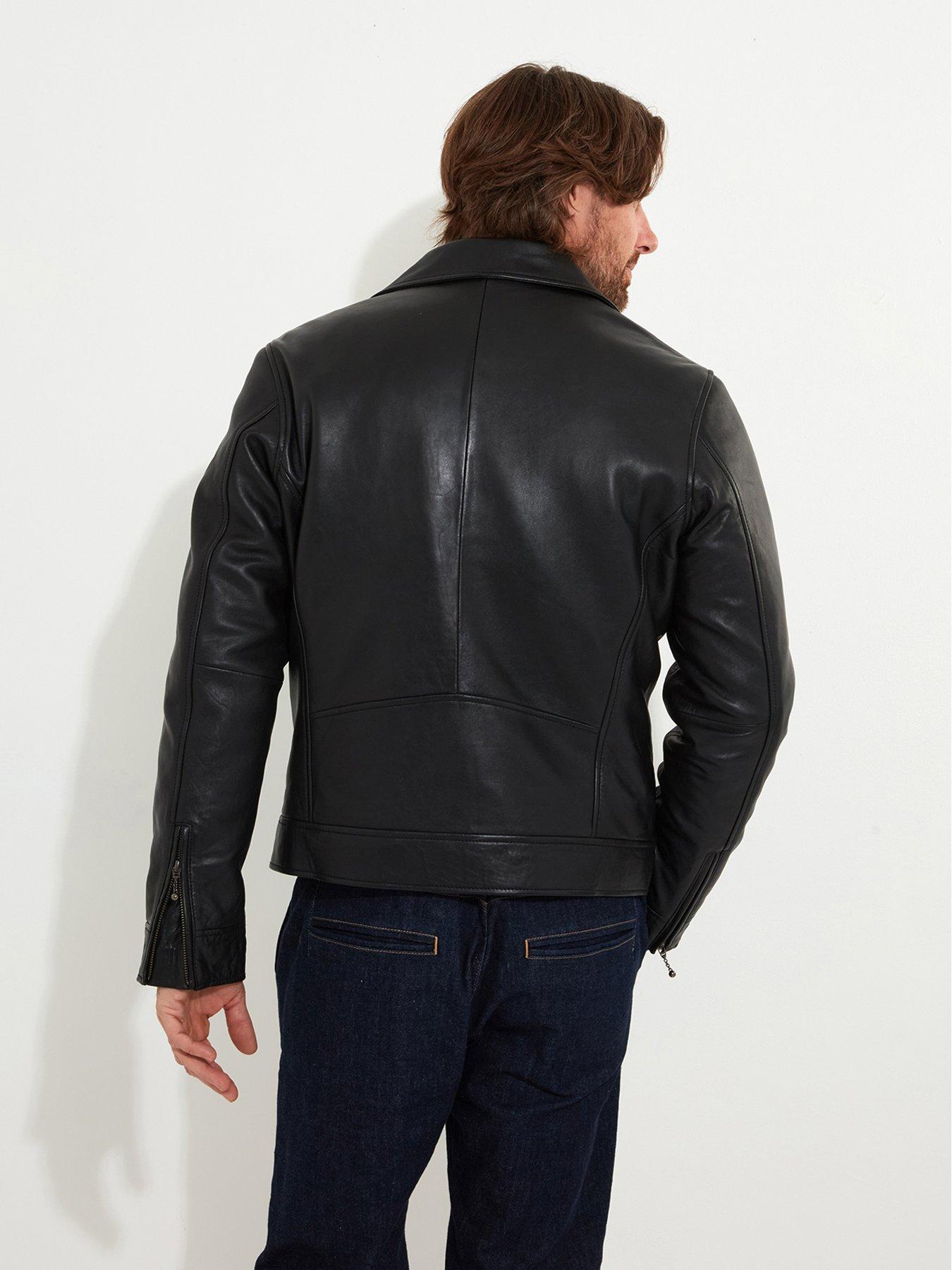 Image 4 of 6 of Joe Browns Timeless Leather Biker Jacket