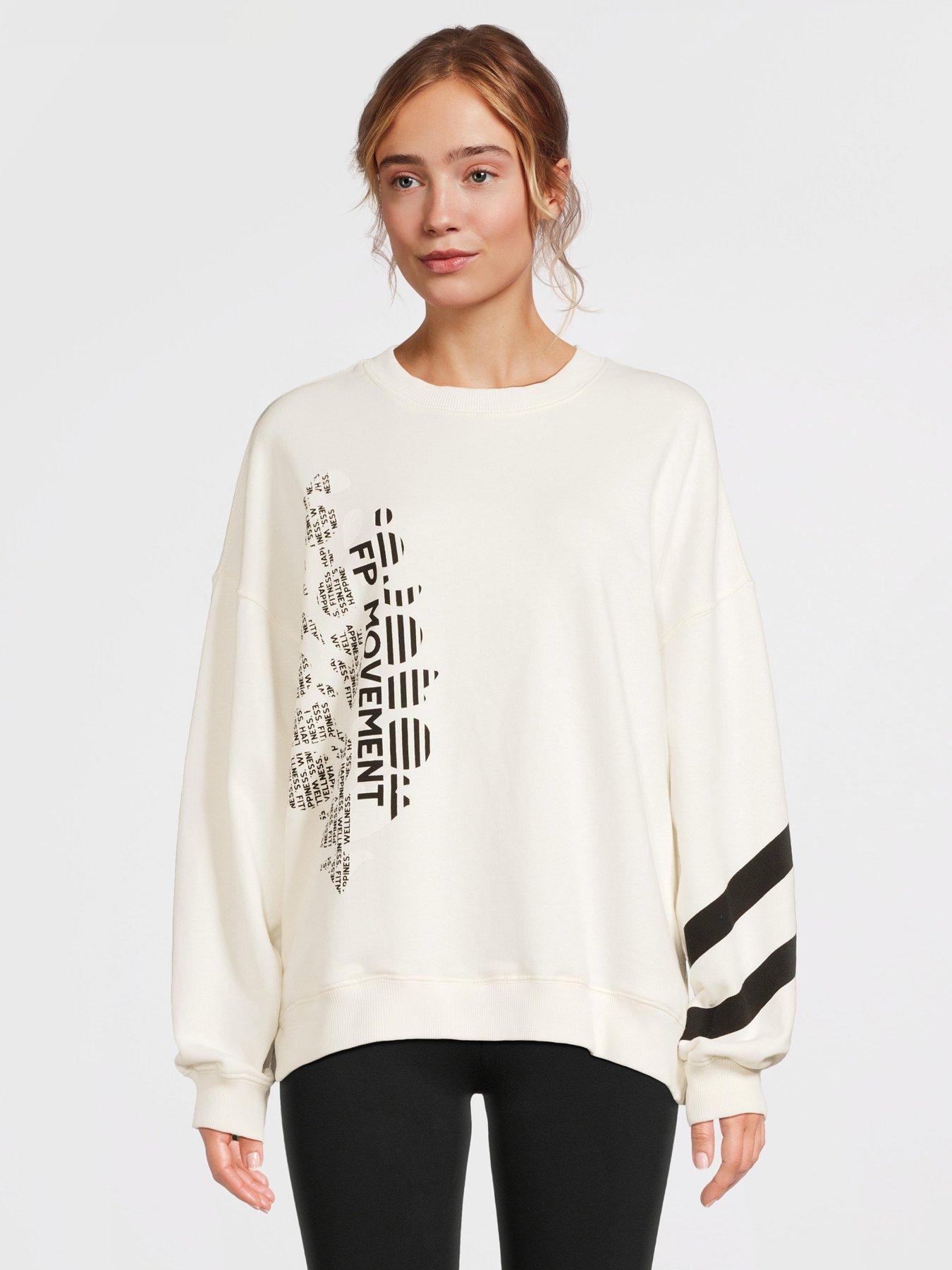 undefined Womens Training All Star Logo Crew Sweat - Cream