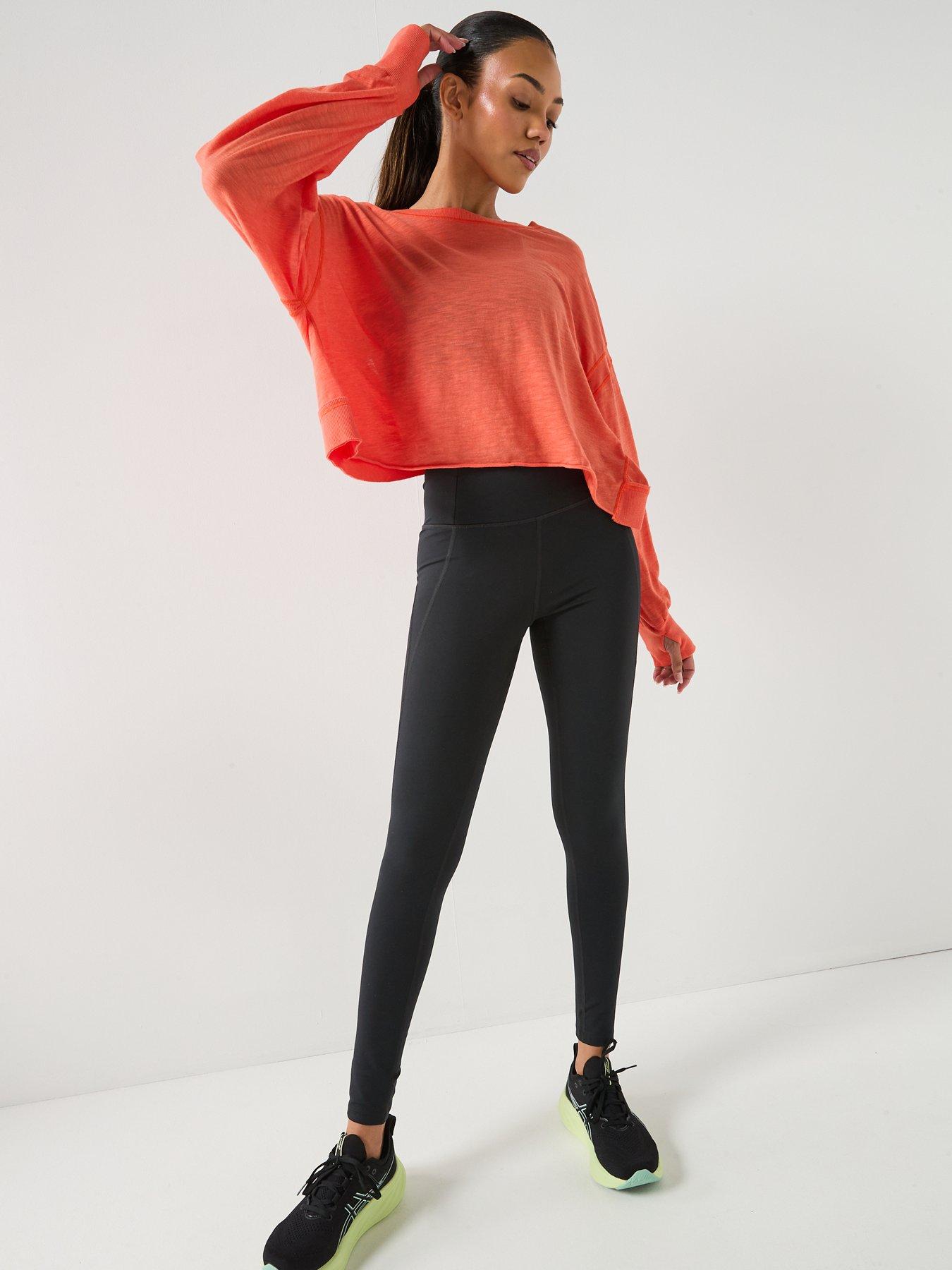 Image 3 of 5 of FP Movement Womens Training My Time Long Sleeve Top - Orange