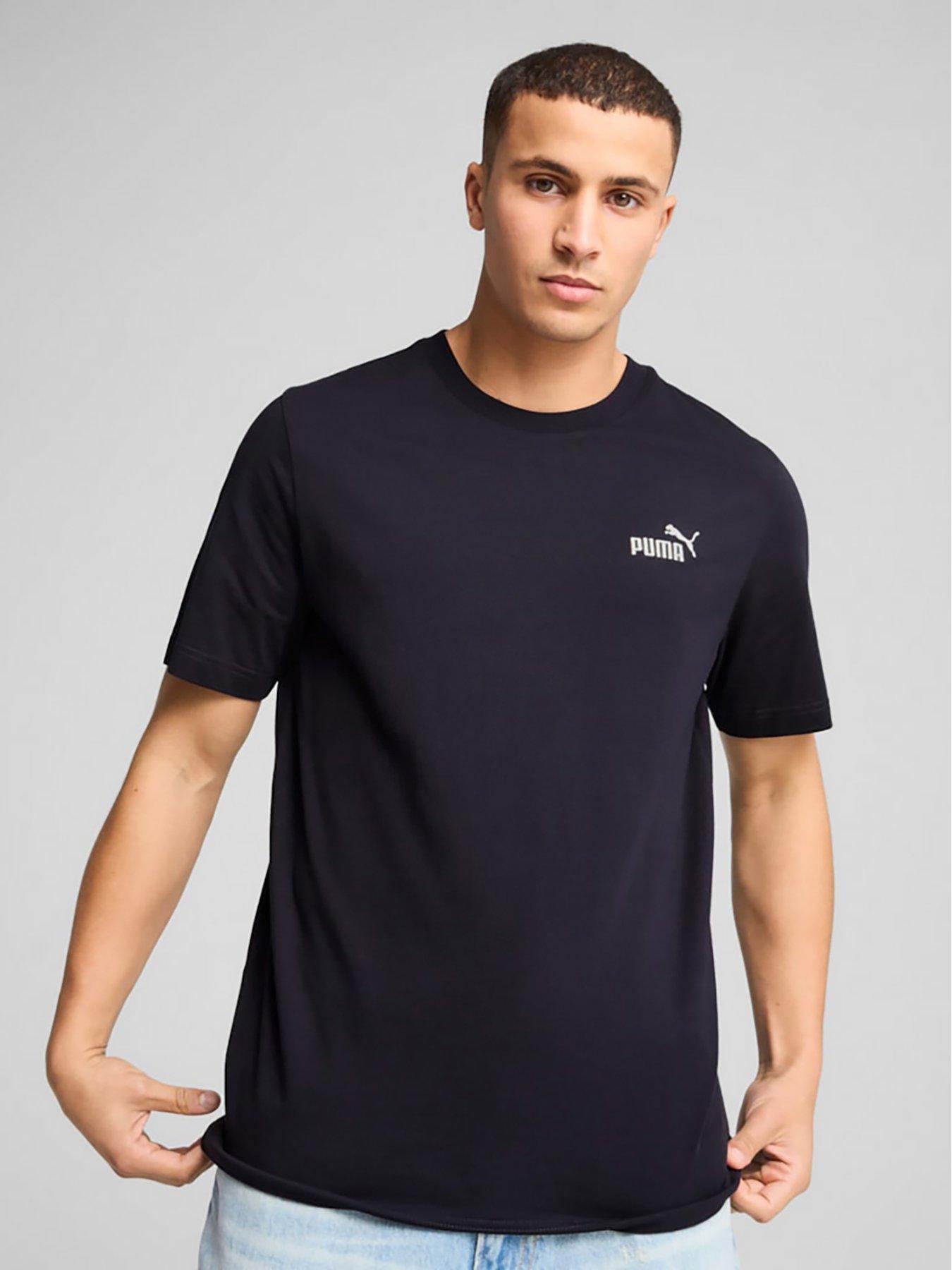 undefined Mens Essential Small No 1 Logo Tee - Navy