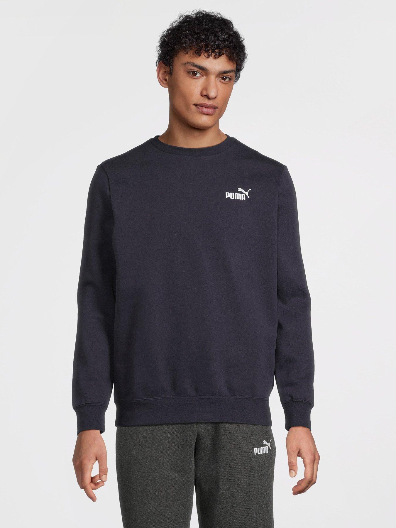 undefined Mens Essential Small No 1 Logo Crew - New Navy