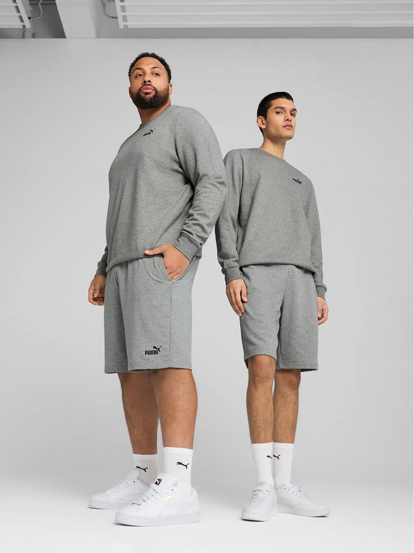 undefined Men's Essential No1 10 Inch Logo Shorts - Grey