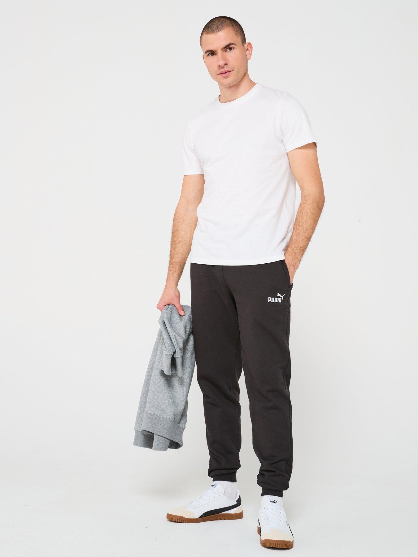 Image 5 of 5 of Puma Men's Essential No 1 Logo Sweatpants - Black
