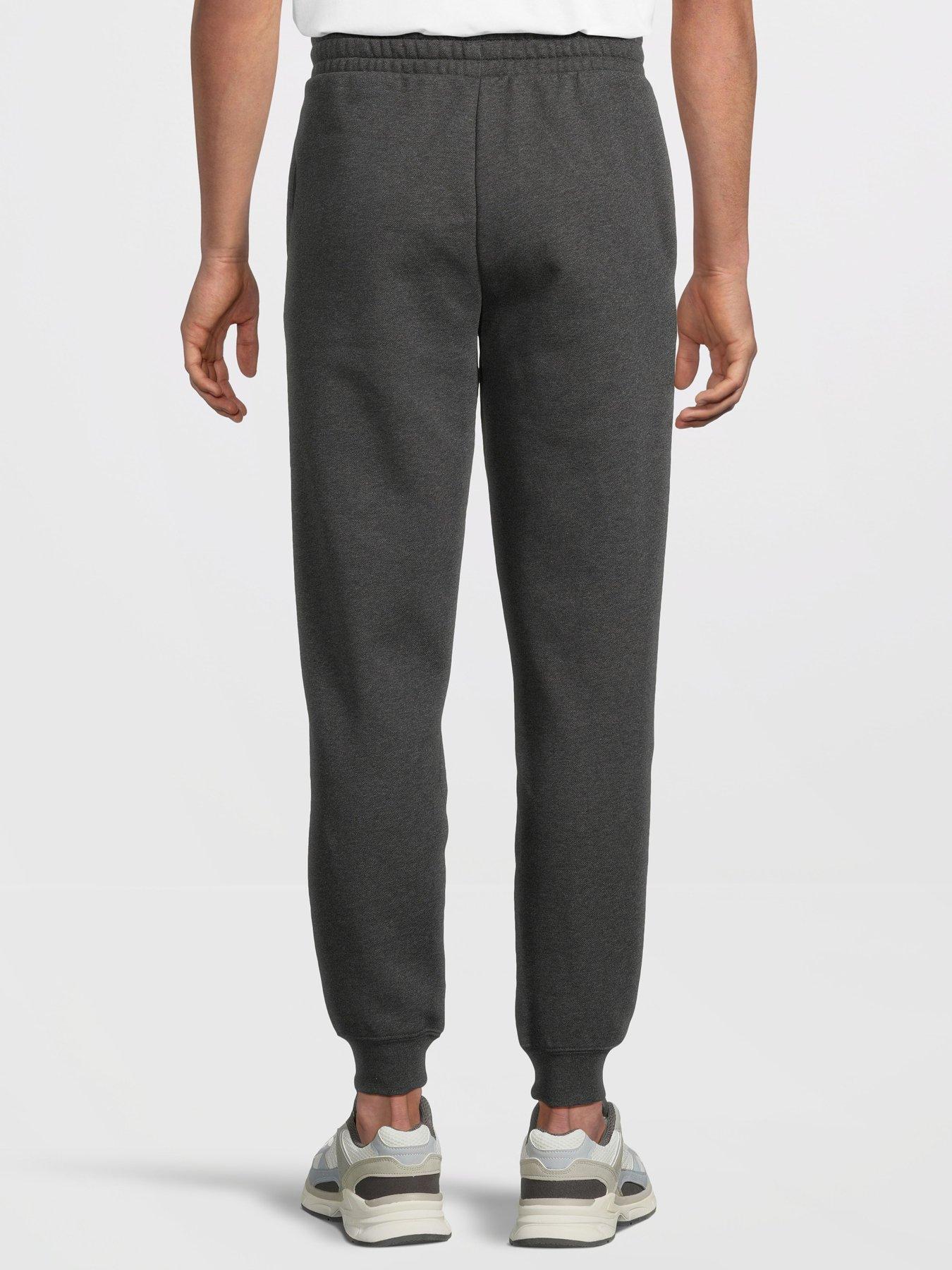 Image 2 of 5 of Puma Mens Essential No 1 Logo Sweatpants - Dark Gray Heather