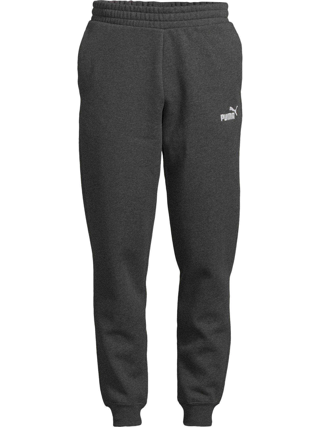 Image 5 of 5 of Puma Mens Essential No 1 Logo Sweatpants - Dark Gray Heather