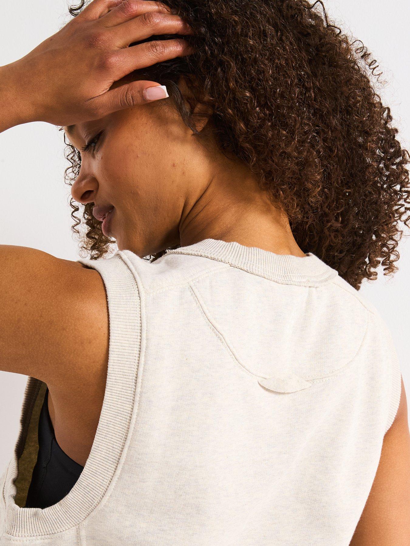 Image 4 of 5 of FP Movement Womens Training Intercept Tank - Cream