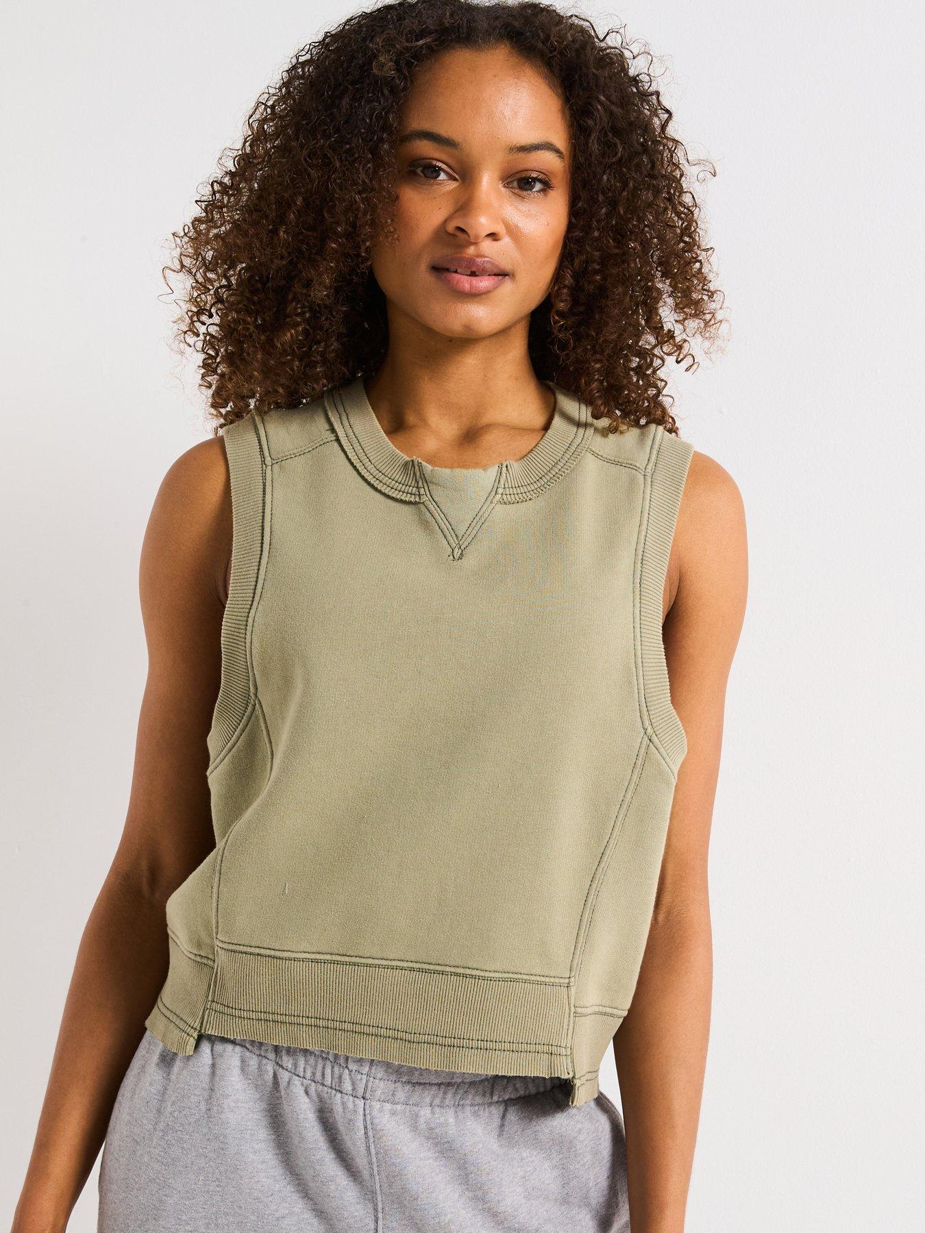 undefined Womens Training Intercept Tank - Green