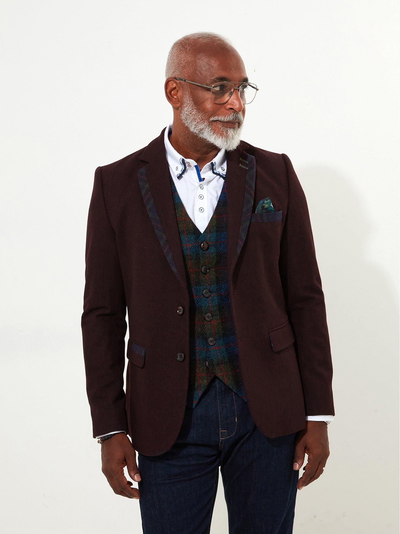 Image 2 of 6 of Joe Browns Tartan Trim Suit Jacket Blazer