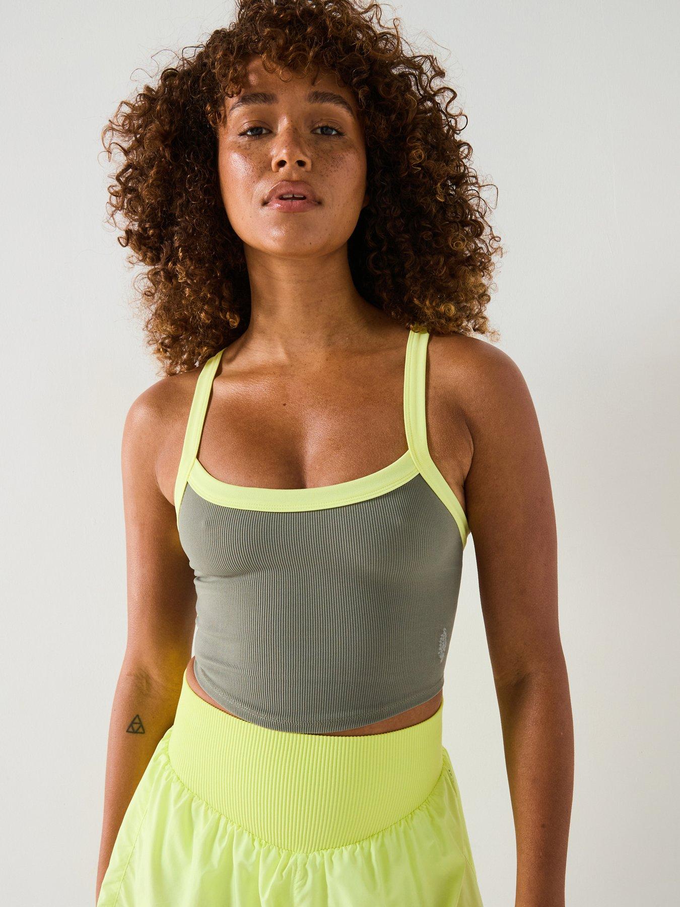 undefined Womens Training All Clear Cami Crop - Green