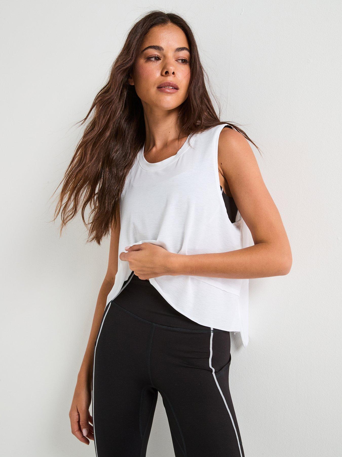 undefined Womens Training Tempo Tank - White