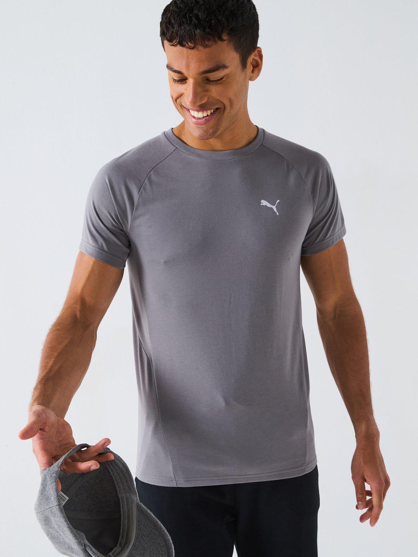undefined Men's Evostripe Tee - Cast Iron