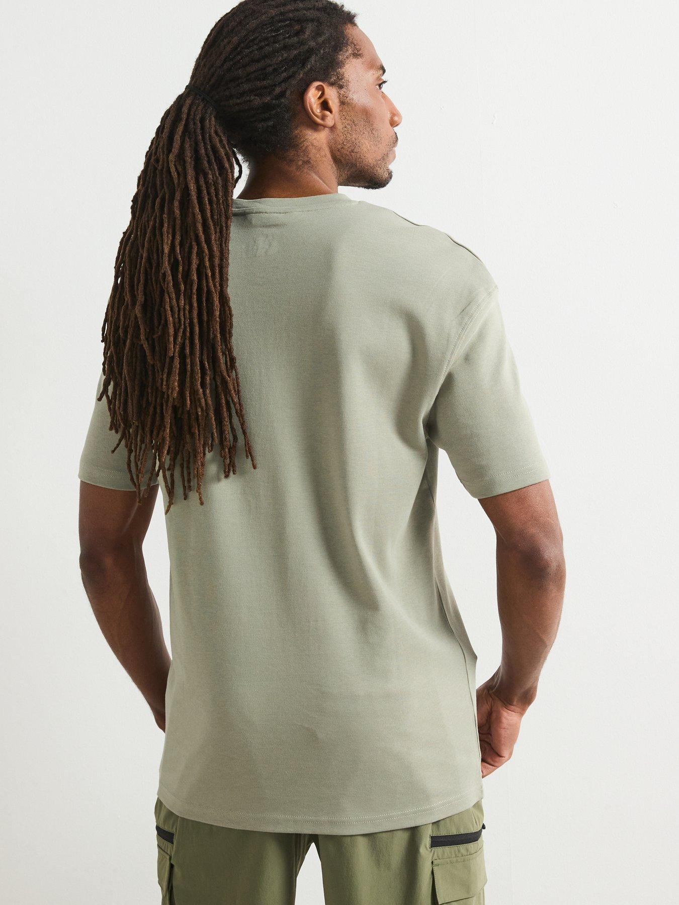 Image 2 of 6 of Very Man Relaxed Fit Interlock T-shirt - Sage