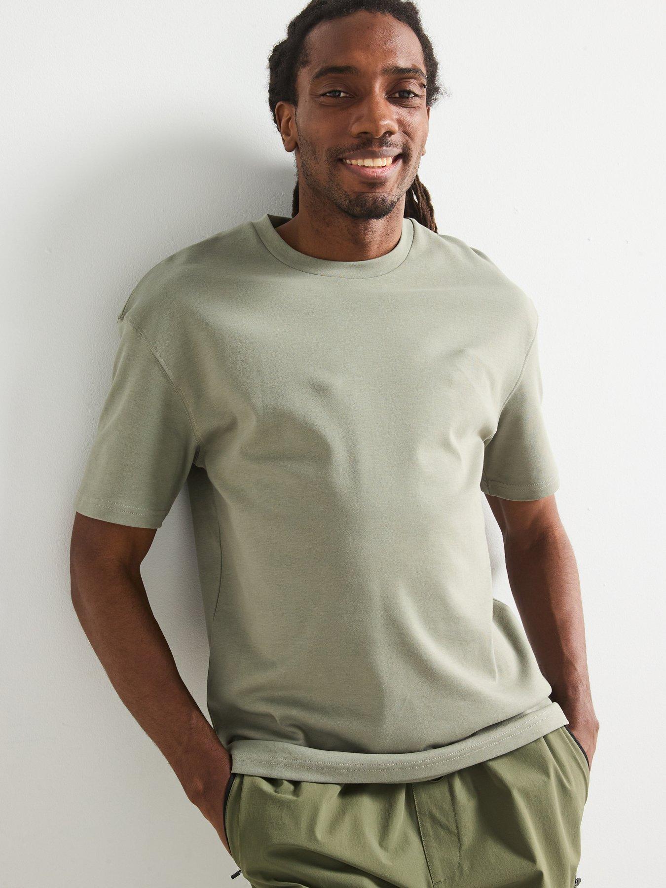 Image 5 of 6 of Very Man Relaxed Fit Interlock T-shirt - Sage
