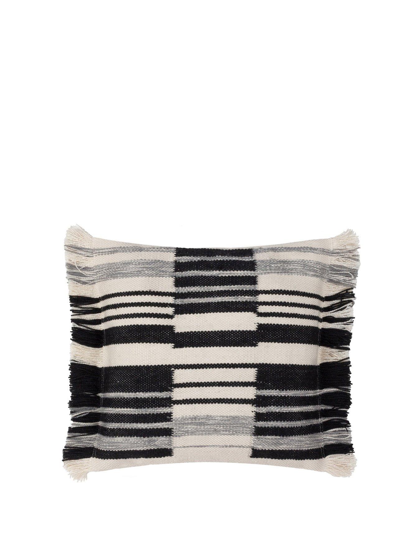 Product photograph of The Linen Yard Torode Cushion from very.co.uk