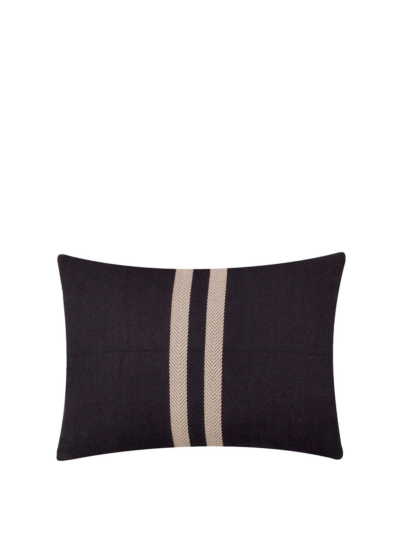 Product photograph of The Linen Yard Benton Cushion from very.co.uk