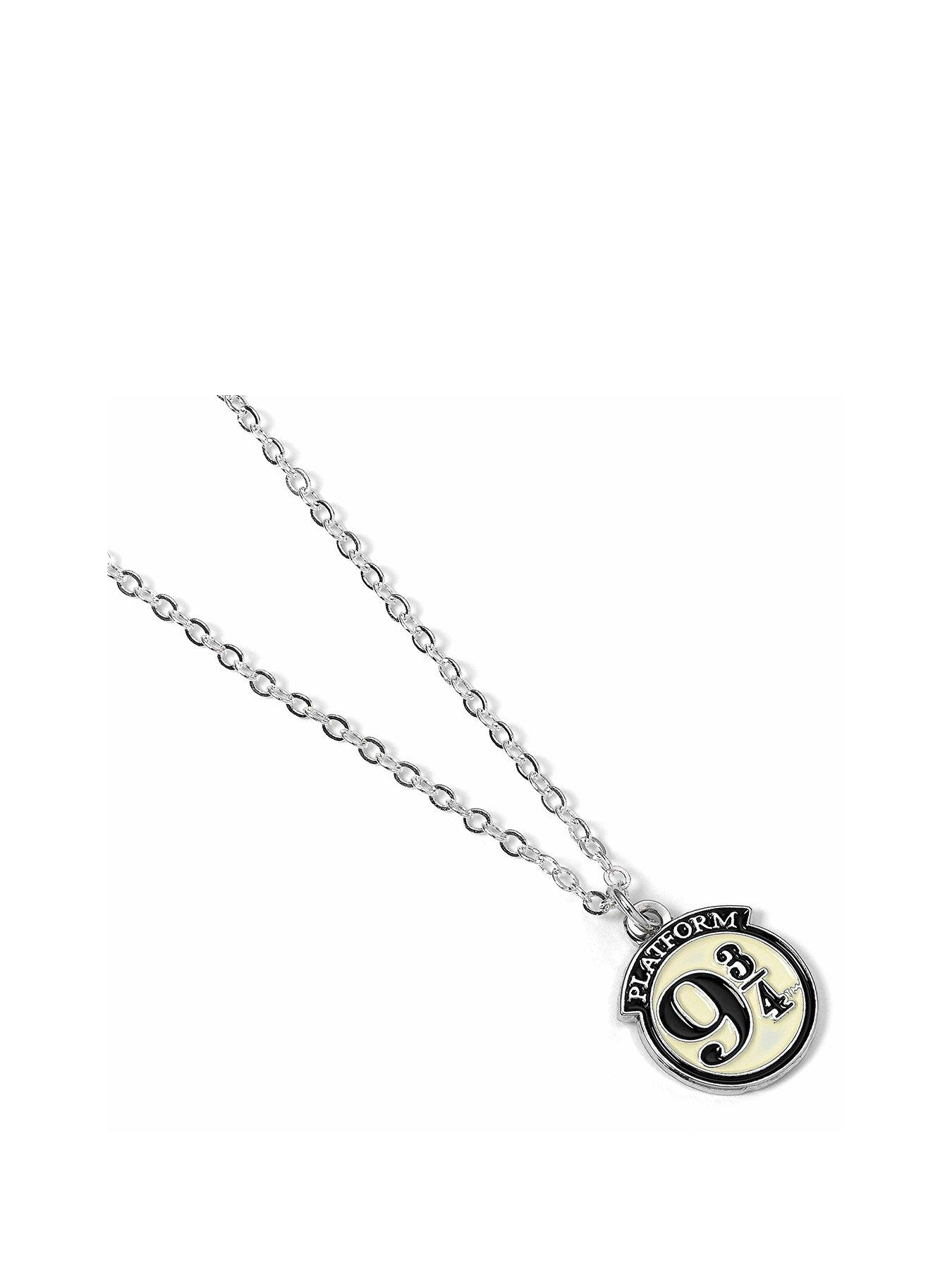 Product photograph of Harry Potter Platform 9 3 4 Necklace from very.co.uk