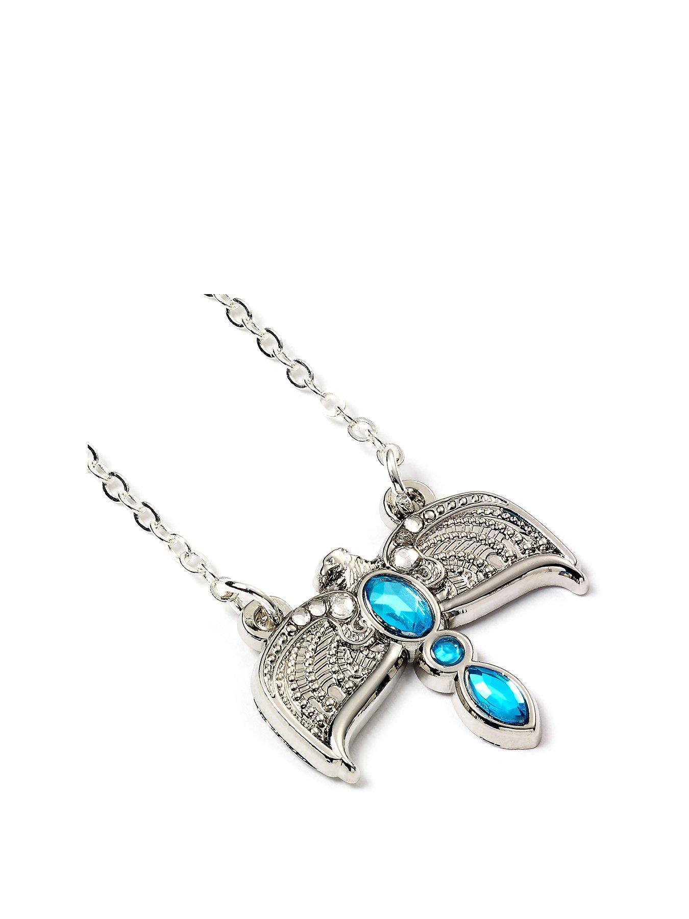 Product photograph of Harry Potter Silver Plated Diadem Necklace from very.co.uk