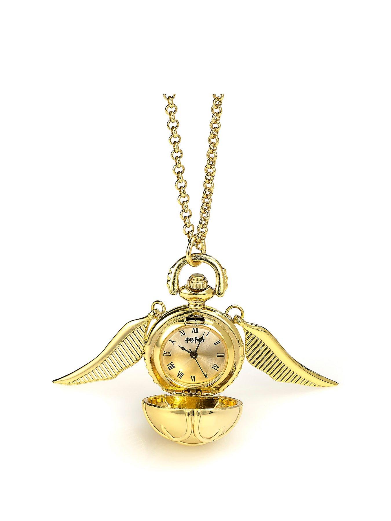 Harry Potter Golden Snitch Watch Necklace