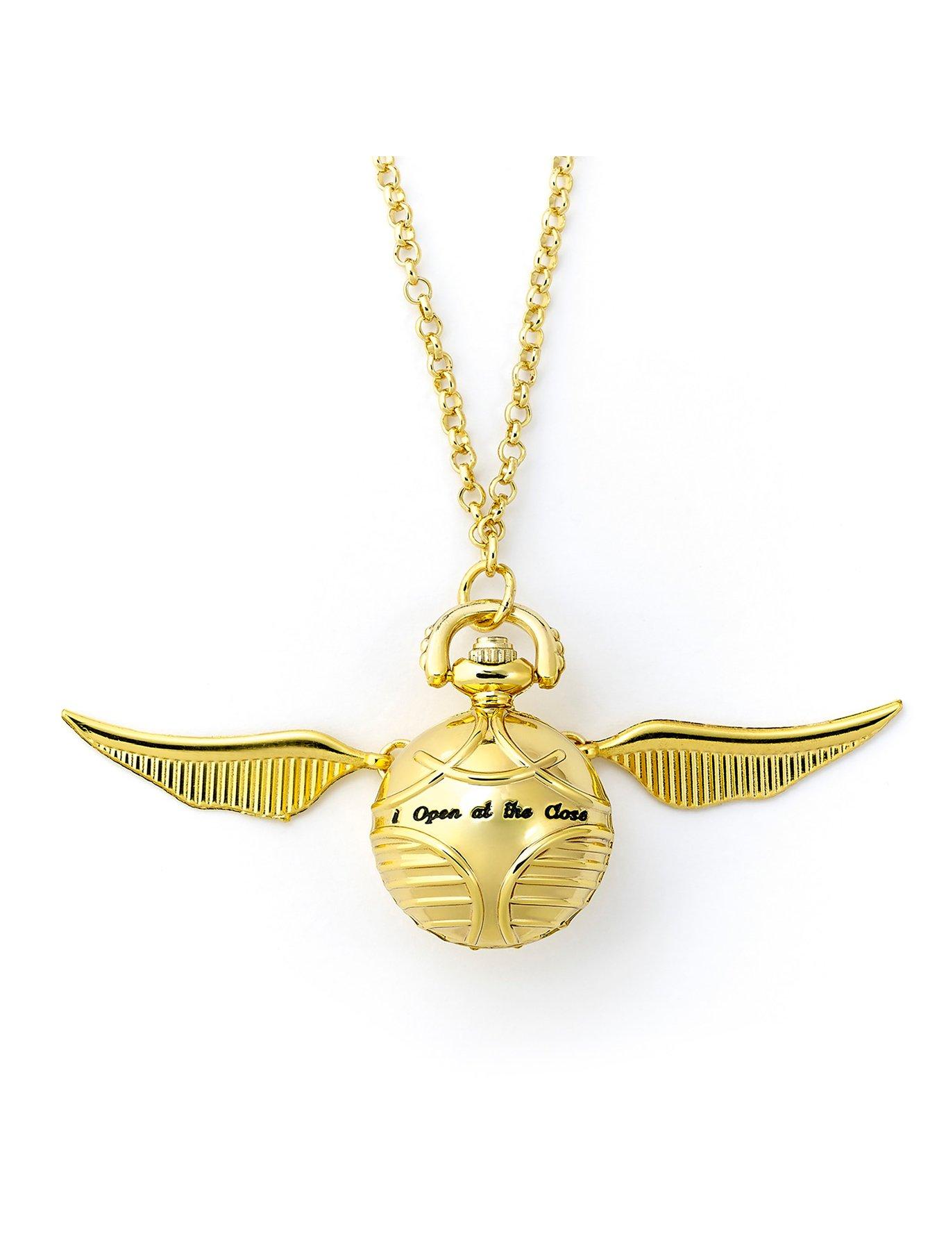 Harry Potter Golden Snitch Watch Necklace Very