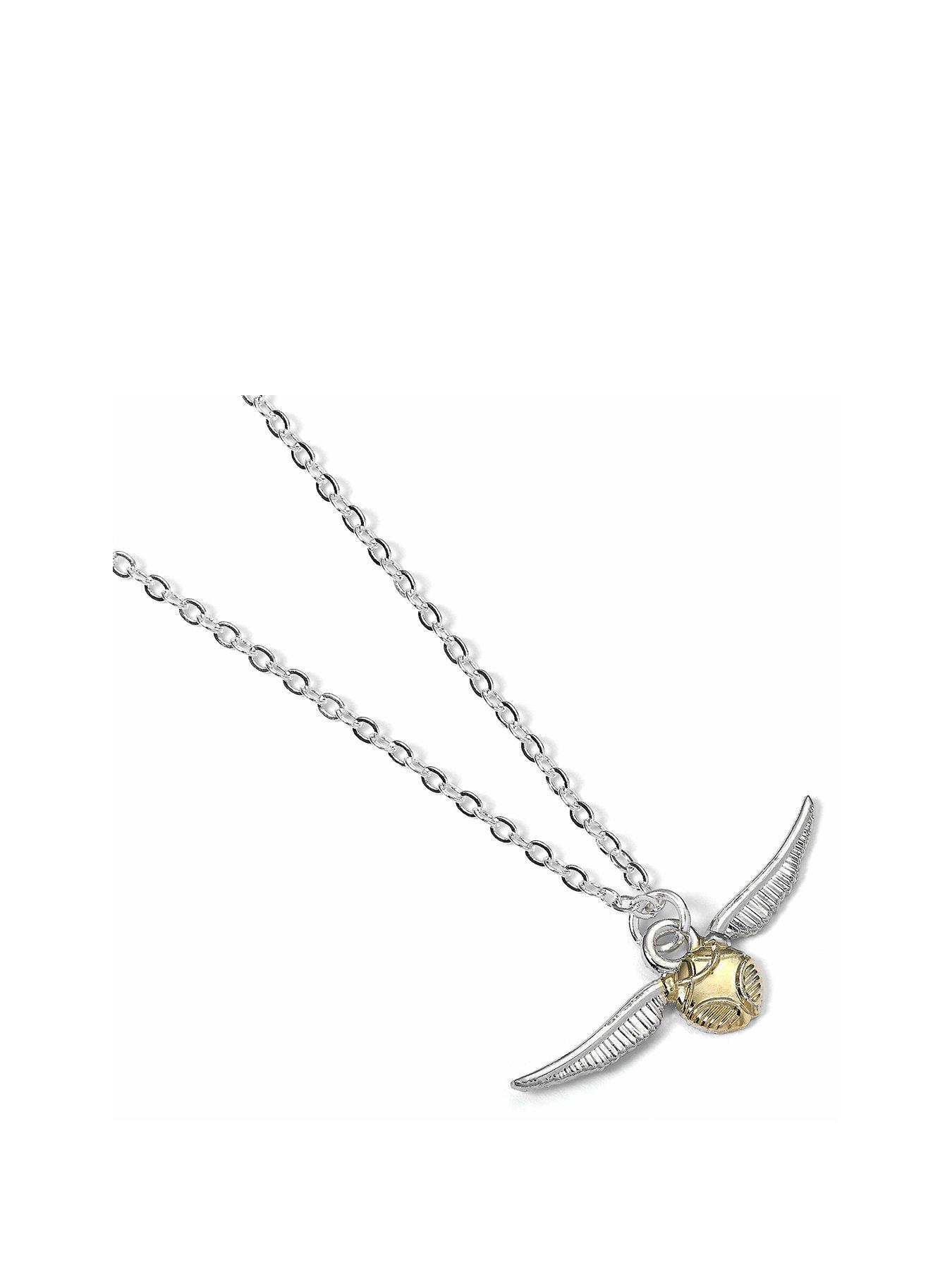 Product photograph of Harry Potter Golden Snitch Necklace from very.co.uk