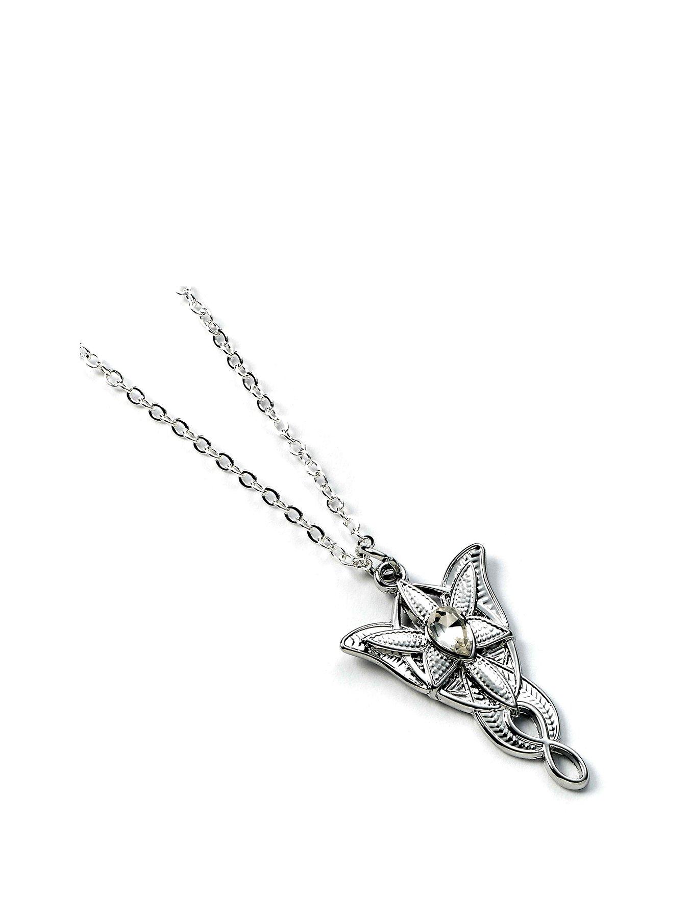 Product photograph of Lord Of The Rings The Lord Of The Rings Evenstar Necklace from very.co.uk