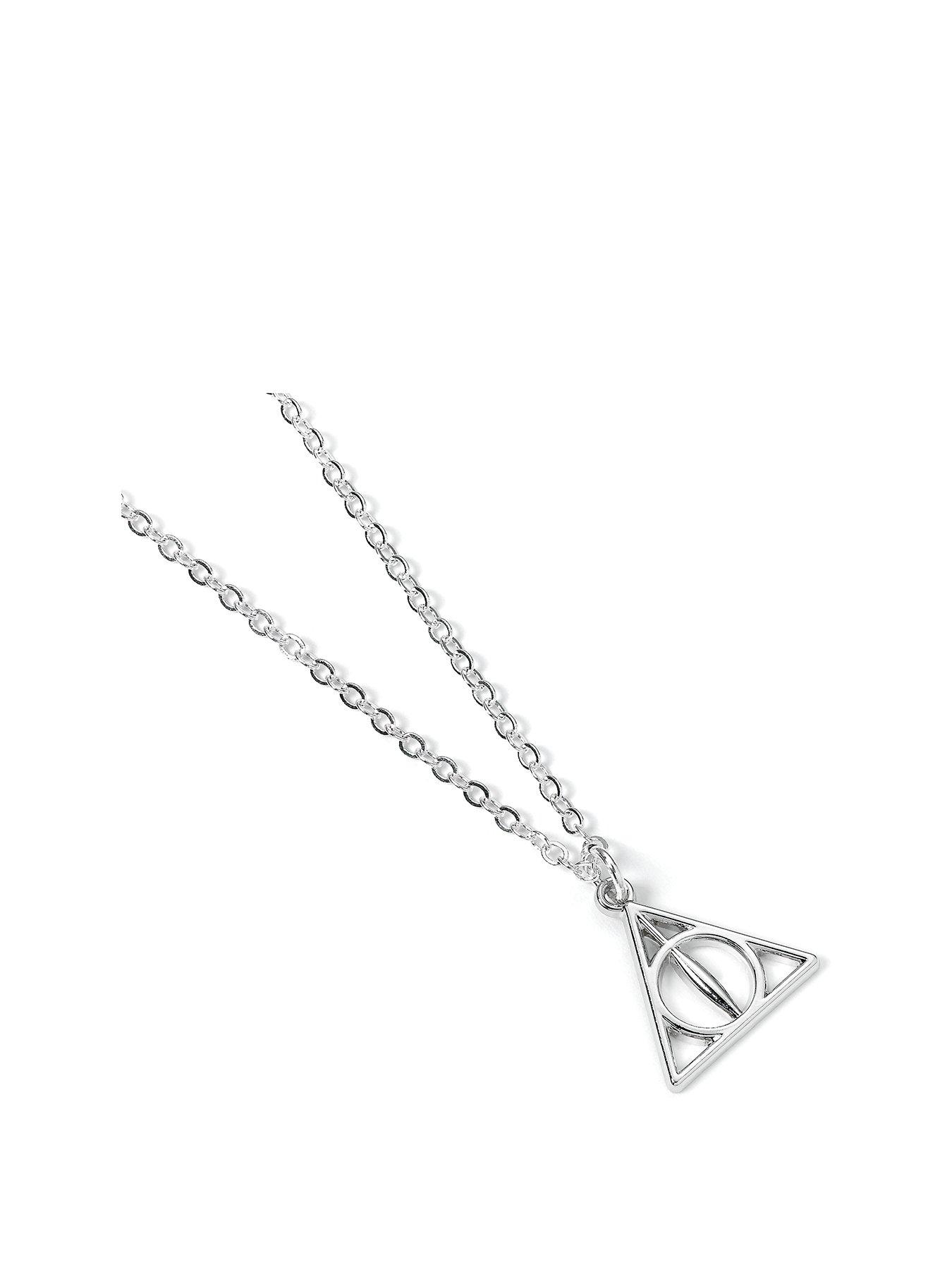 Product photograph of Harry Potter Deathly Hallows Necklace from very.co.uk