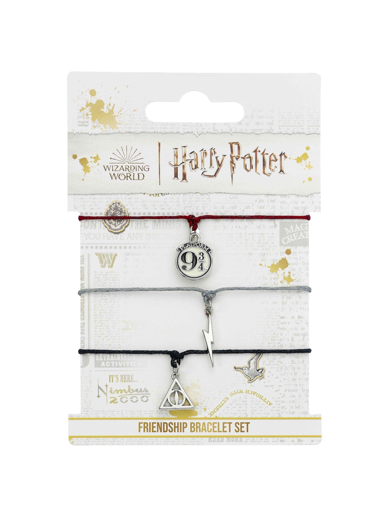 Image 3 of 3 of Harry Potter Deathly Hallows Friendship Bracelet Set Multi