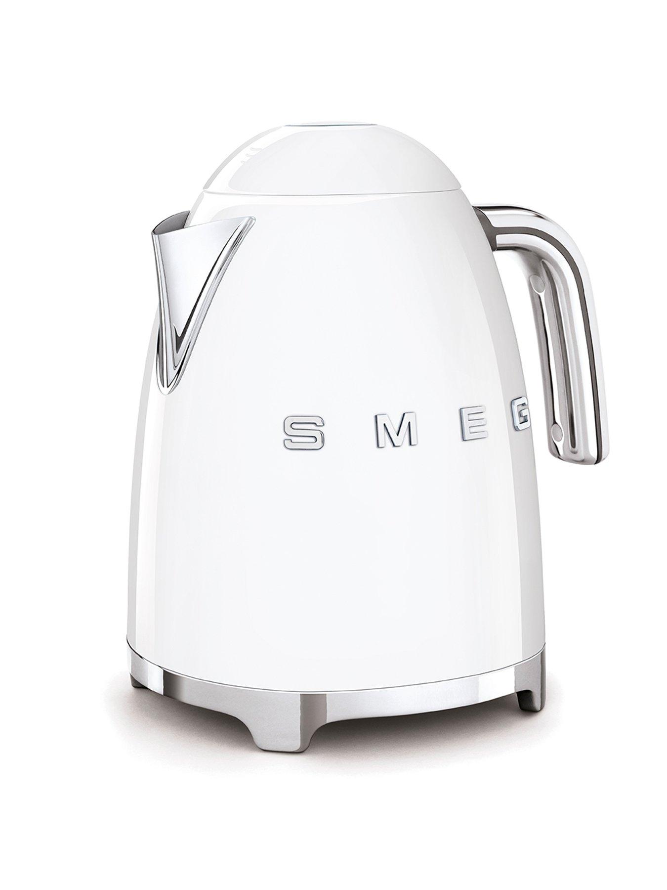 Image 2 of 7 of Smeg 50's Style Kettle and 2 Slice Toaster, White