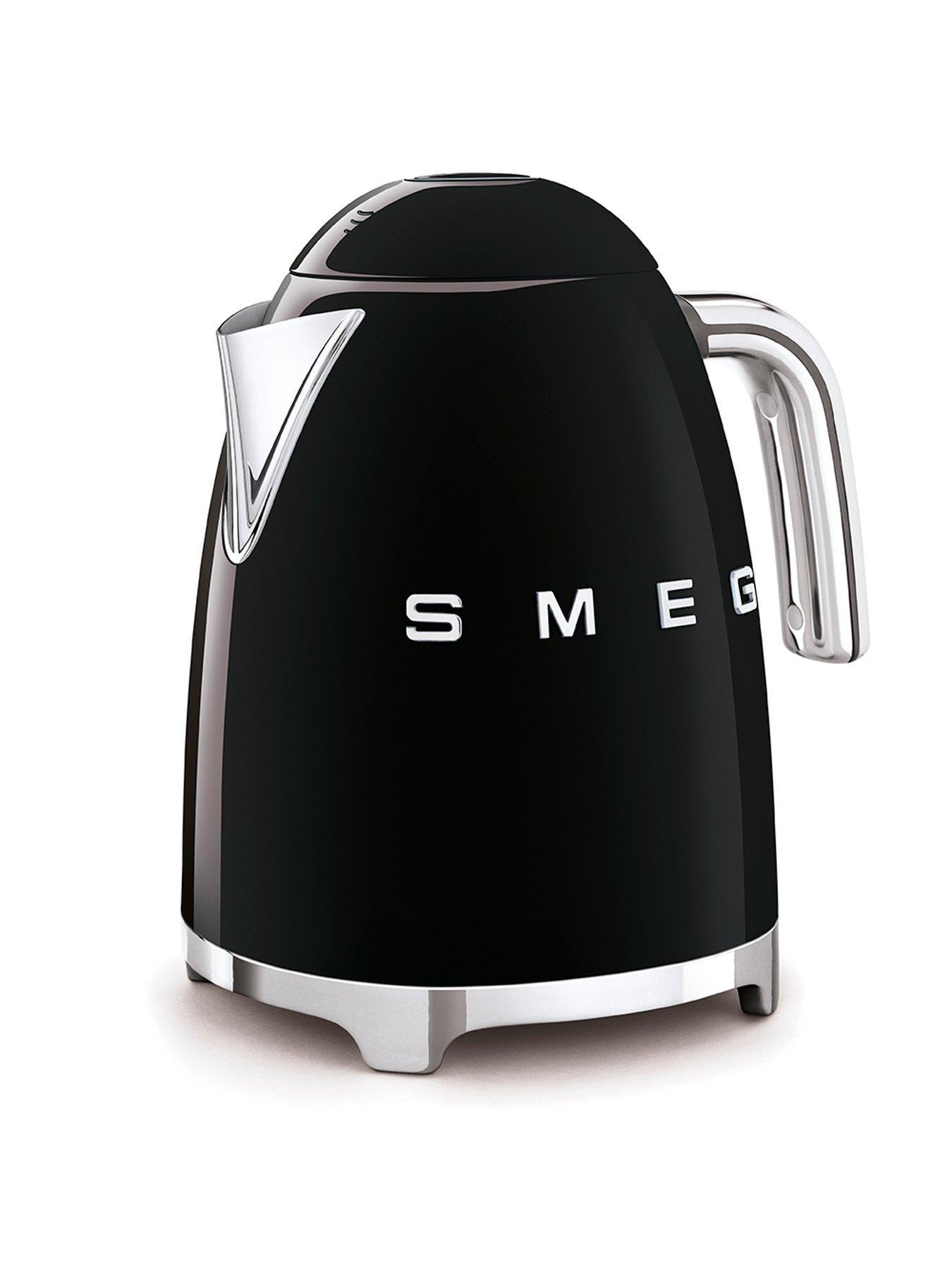 Image 2 of 7 of Smeg 50's Style Kettle KLF03BLUK and 4-Slice Toaster - Black