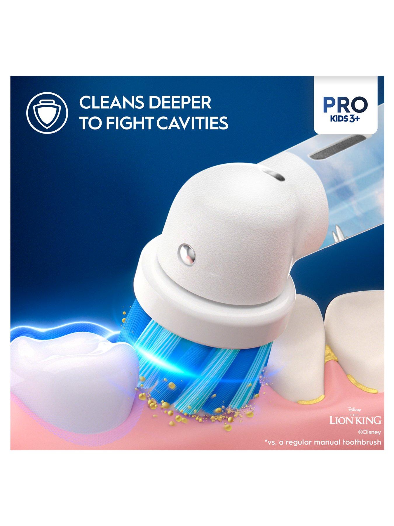 Image 2 of 6 of Oral-B Pro Kids Lion King Electric Toothbrush Designed By Braun