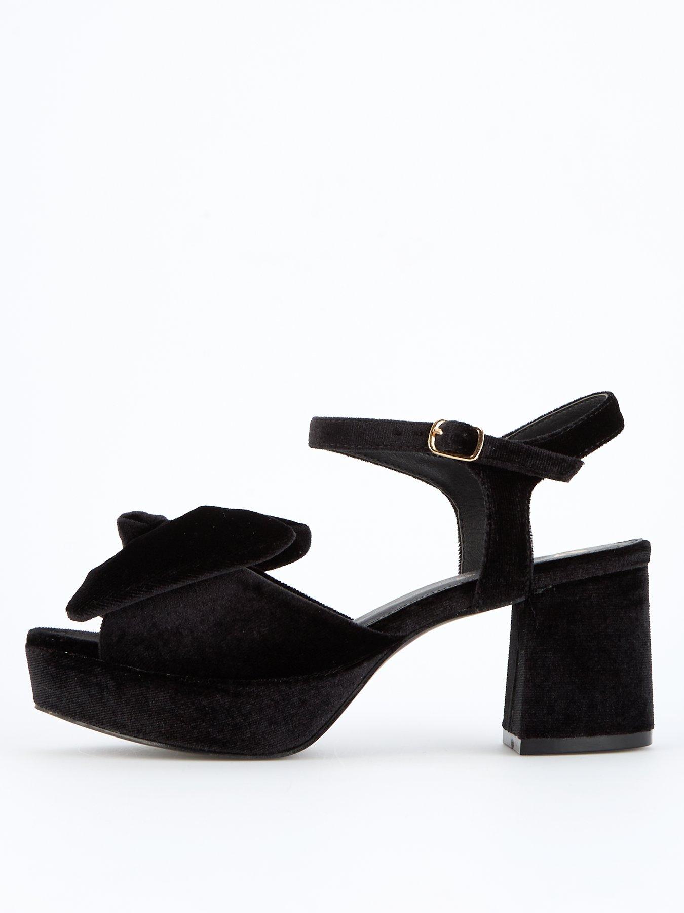 undefined Wide Fit Heel Sandal
